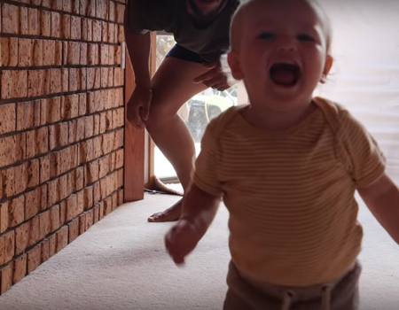 How to Dad – Teaching a Baby How to Run
